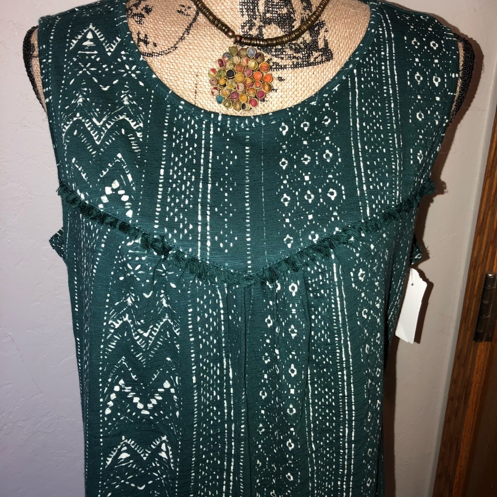 Sonoma Emerald Tank-NWT